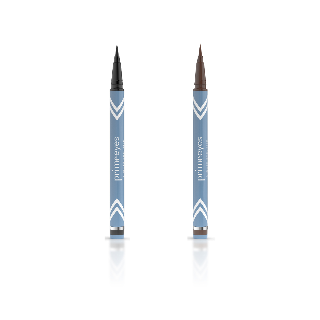 2x PrimeEyes Flüssiger Eyeliner