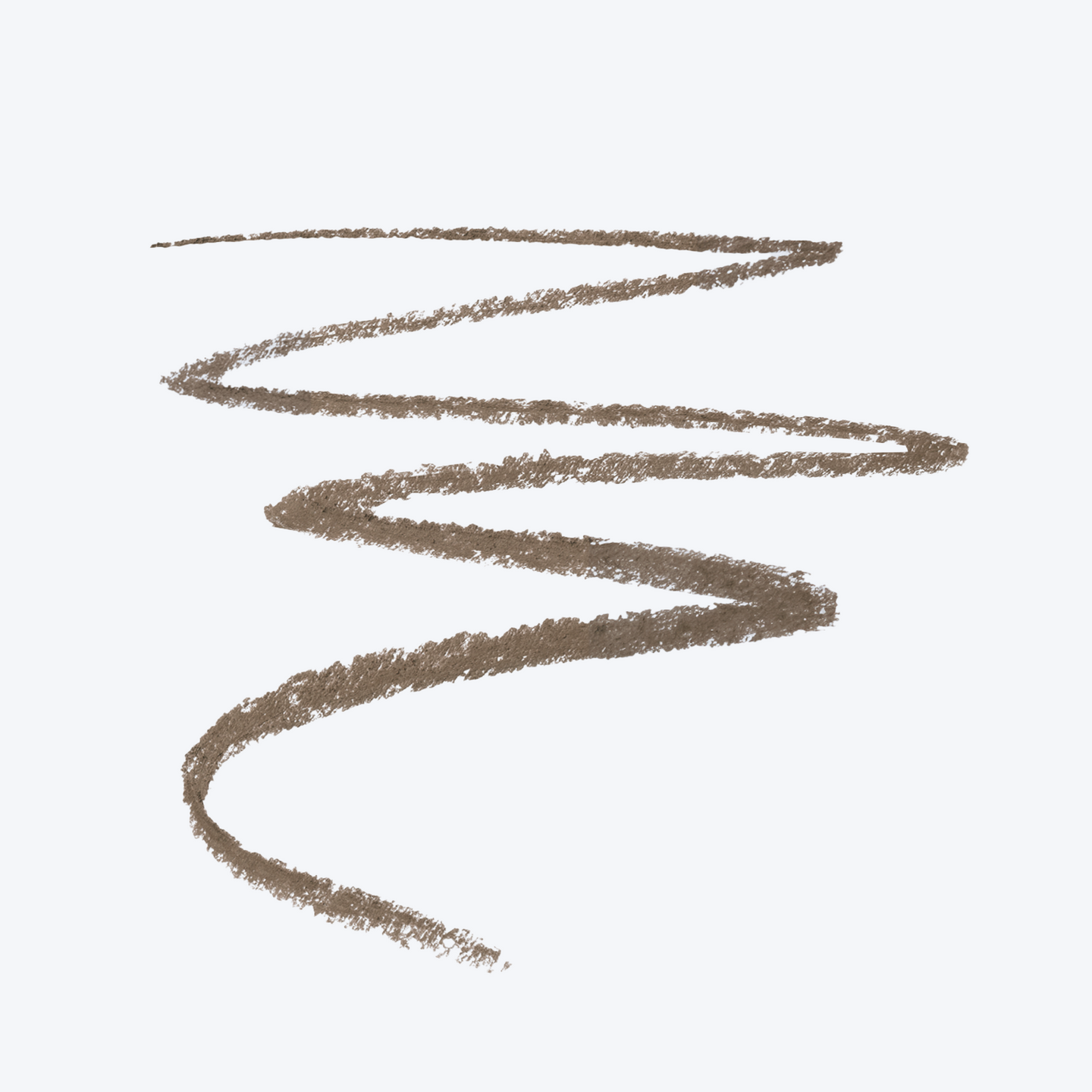 Prime Prometics PrimeBrow Pencil swatch in Ash Brown showing fine, hair-like strokes
