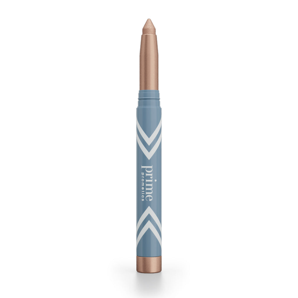 Prime Prometics PrimeEyes Eye Brightener in Estrella, a champagne shimmer stick shown on a white background