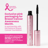 PrimePrometics™ The Beauty That Gives Set: exclusive Breast Cancer Awareness Month packaging, includes lengthening mascara, and donates to the National Breast Cancer Foundation with every purchase.