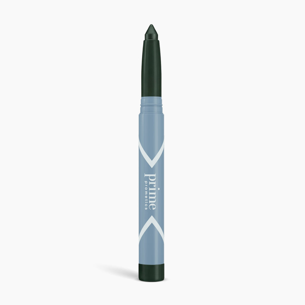 Prime Prometics PrimeEyes Eye Brightener eyeshadow stick in Emerald, a deep green shade