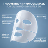 Introducing the PrimePrometics™ Pro-Collagen Peptide Firming Mask—a translucent hydrogel mask specially formulated for mature skin. This innovative mask features moisture-lock technology and a second-skin fit to deeply hydrate and visibly firm your complexion. Wear for 3–4 hours or overnight for intense, long-lasting hydration; watch as the mask turns transparent while the advanced formula is absorbed, delivering transformative results.