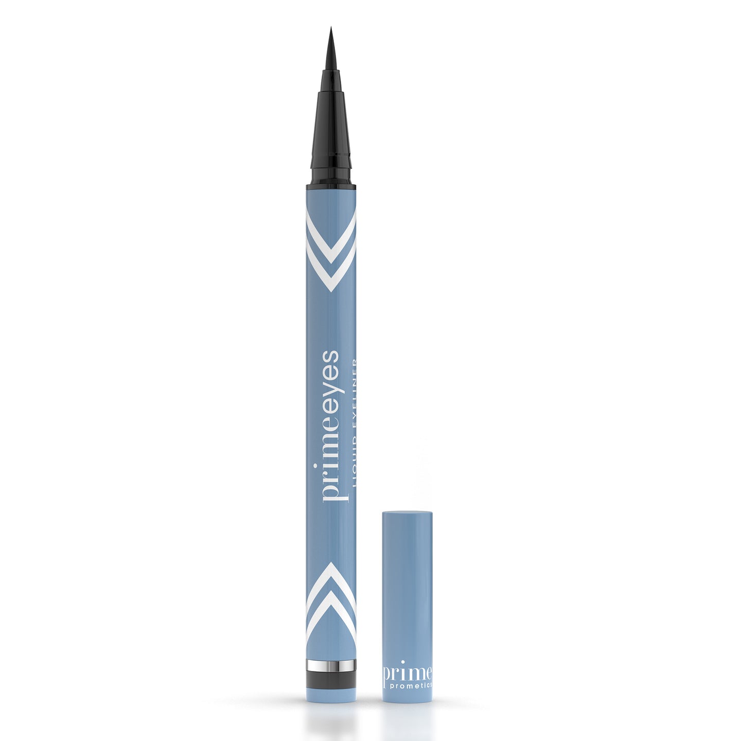 Prime Prometics PrimeEyes Liquid Eyeliner in Kohl, a precise black liquid liner for mature lids