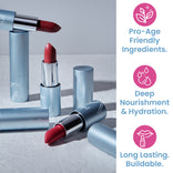 Prime Prometics PrimeLip Lipsticks: pro-age friendly ingredients, deep nourishment and hydration, long-lasting and buildable color