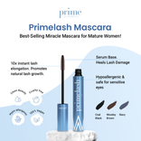 Eclectic Eyes Mascara by PrimePrometics™ is a pro-age, serum-based mascara that's hypoallergenic, vegan, and cruelty-free. Available in Coal Black, Woodsy Brown, and Navy. Promotes lash growth and delivers thickening for all lashes.