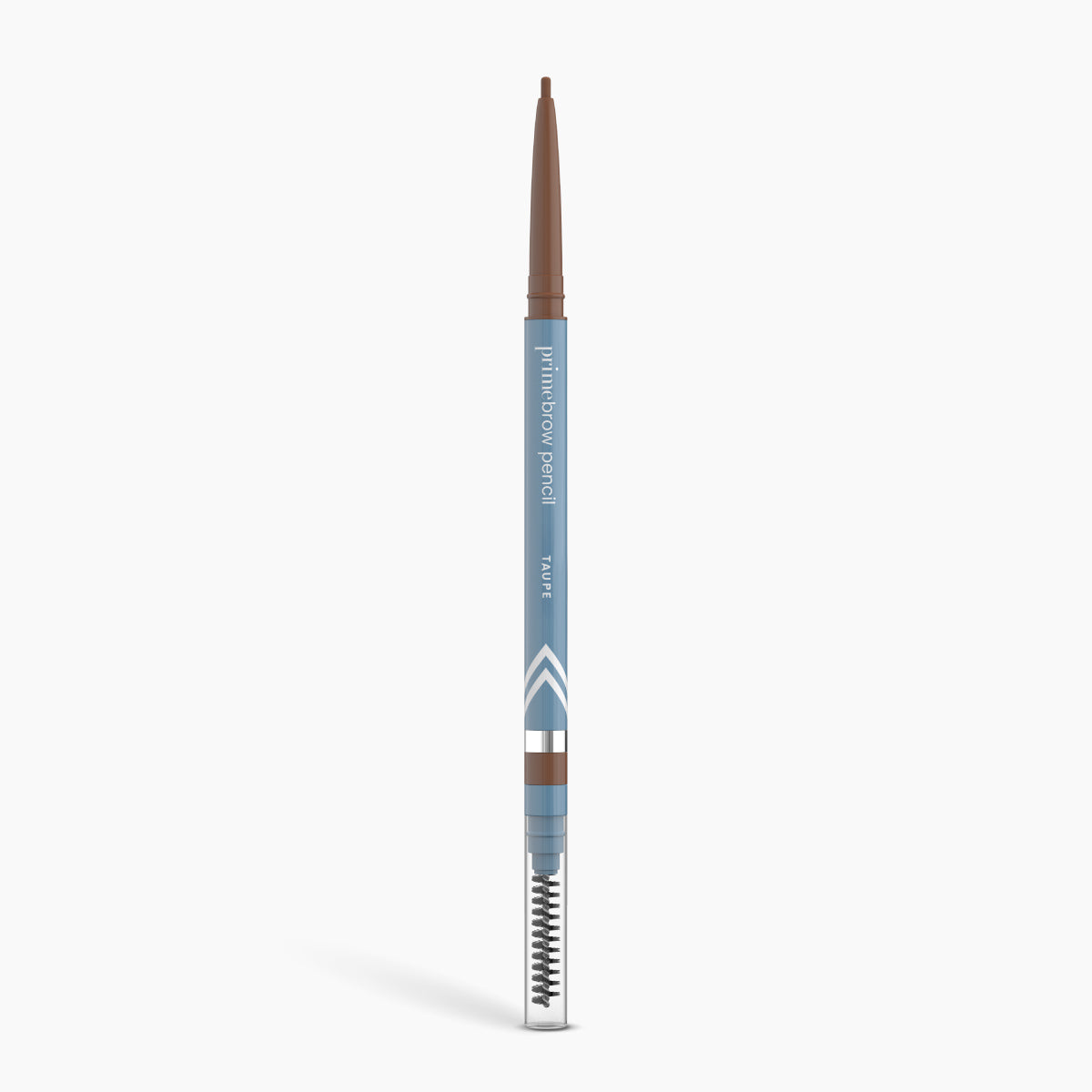 Prime Prometics PrimeBrow Pencil in Taupe with micro-fine tip and spoolie brush