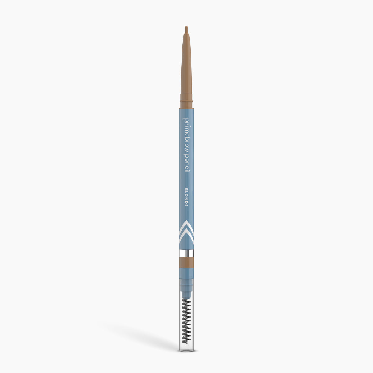 Prime Prometics PrimeBrow Pencil in Blonde with micro-fine tip and spoolie brush