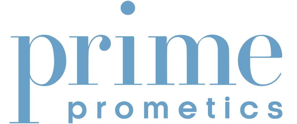 The image displays the prime prometics logo in a light blue serif font, with prime in large lowercase letters and prometics in smaller, spaced letters underneath.