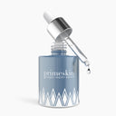 Prime Prometics PrimeSkin Magic Repair Serum bottle with dropper held above, hydrating serum for women over 50