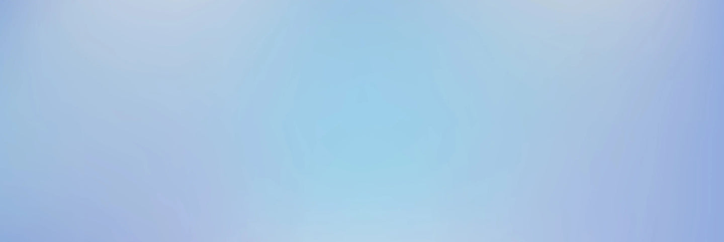 A soft, blurry gradient background featuring shades of light blue and hints of lavender, creating a calm and gentle atmosphere. No distinct objects or shapes are visible.